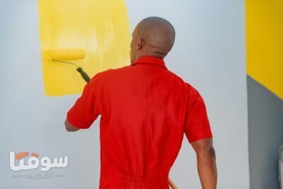 صبّاغ صباح السالم، صبغ شقق وفلل وتركيب ورق جدران