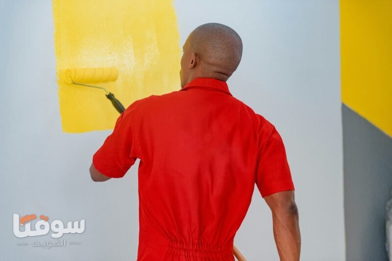 صبّاغ صباح السالم، صبغ شقق وفلل وتركيب ورق جدران